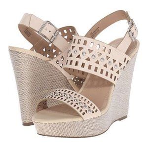 LIKE NEW - CHARLES BY CHARLES DAVID 'ALOOF' WEDGE SANDAL – SZ 9